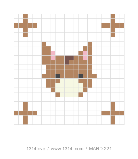 小猫小挂件 · 四角星参考图